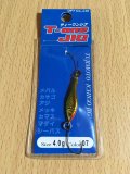 Ｔ-one JIG  4g  ゴールド/グリーンバック/オレンジマウス アシストフック付き